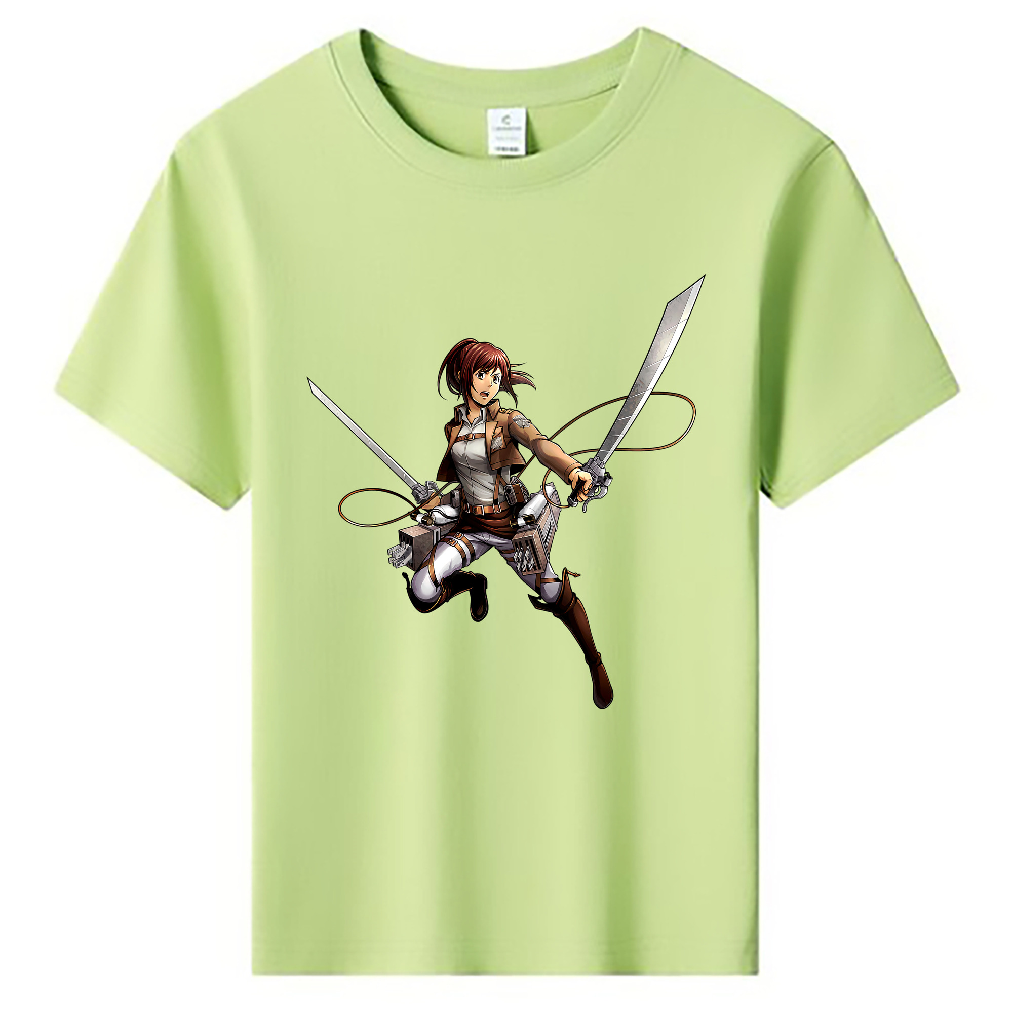 （画像用） 進撃の巨人 サシャ·ブラウス Attack on Titan Sasha Blaus 綿100％キッズTシャツ（フロントプリント）